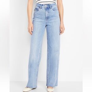 NWT Old Navy Extra High Waisted Wide Leg Jeans